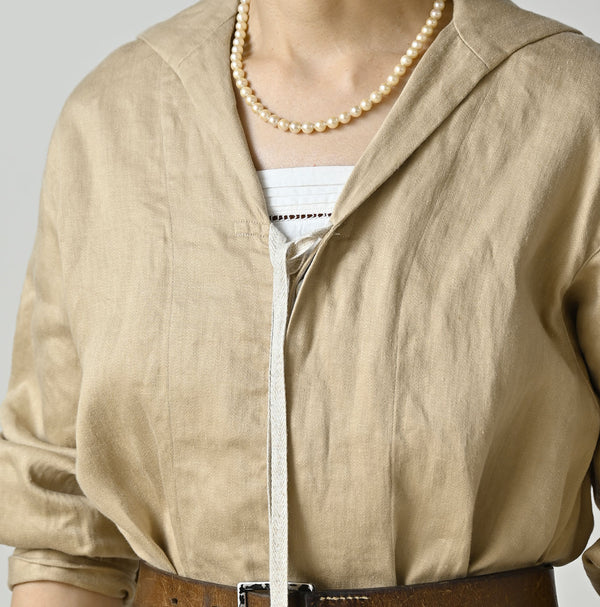Linen Sateen Sailor Dress