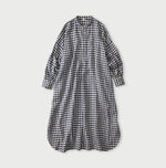 45R Linen Oxford Big Shirt Dress
