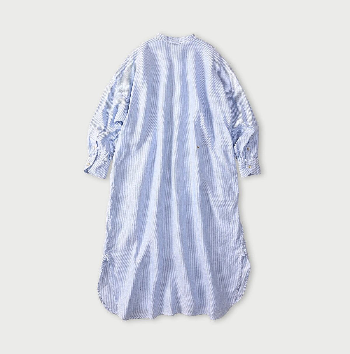 45R Linen Oxford Big Shirt Dress