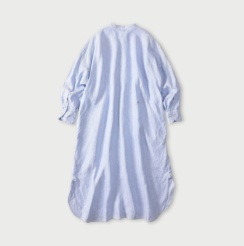 45R Linen Oxford Big Shirt Dress - Image 12