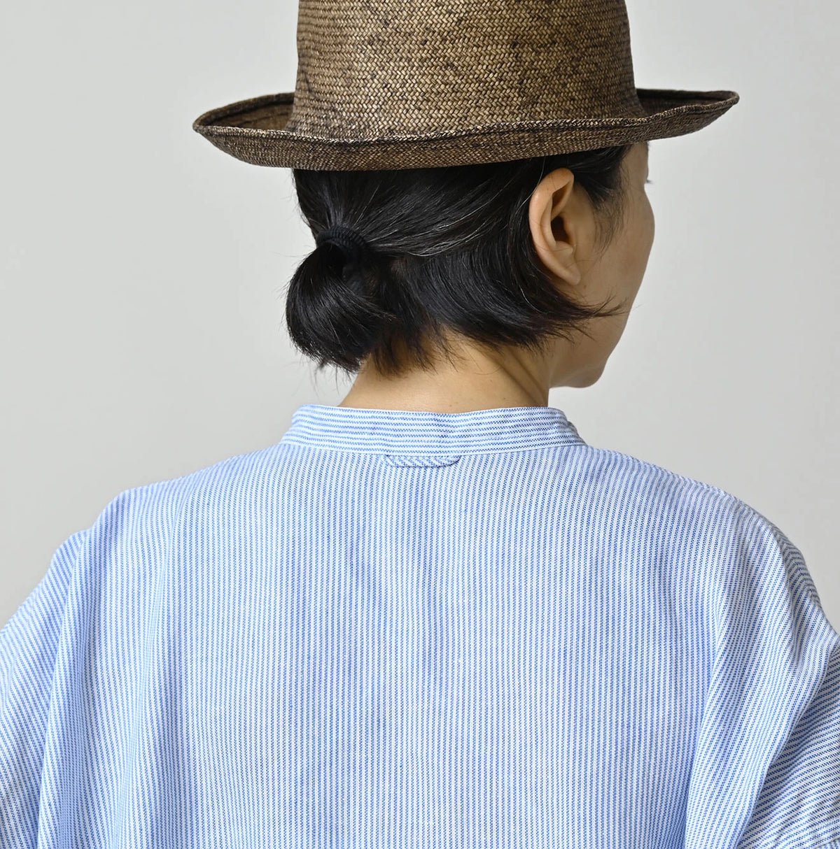 45R Linen Oxford Big Shirt Dress