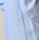 45R Linen Oxford Big Shirt Dress
