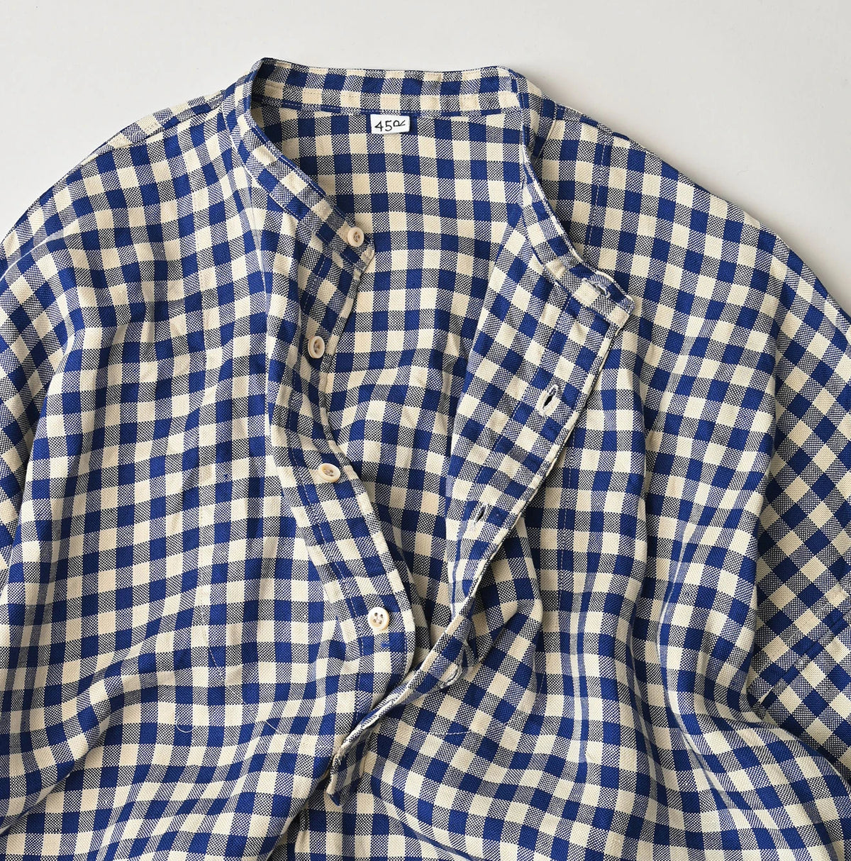 45R Linen Oxford Big Shirt Dress