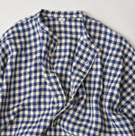 45R Linen Oxford Big Shirt Dress