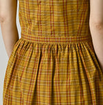 45R Broadcloth Madras Wrap Dress