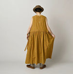 45R Broadcloth Madras Wrap Dress