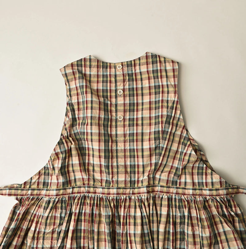 45R Broadcloth Madras Wrap Dress - Image 27