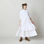 45R Broadcloth Tiered Dress