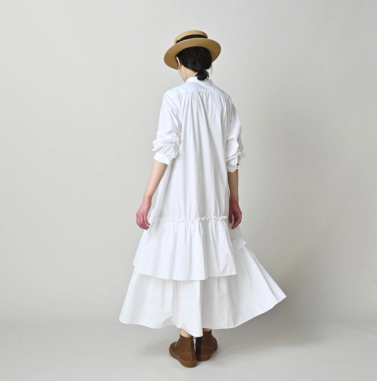 45R Broadcloth Tiered Dress - Image 4