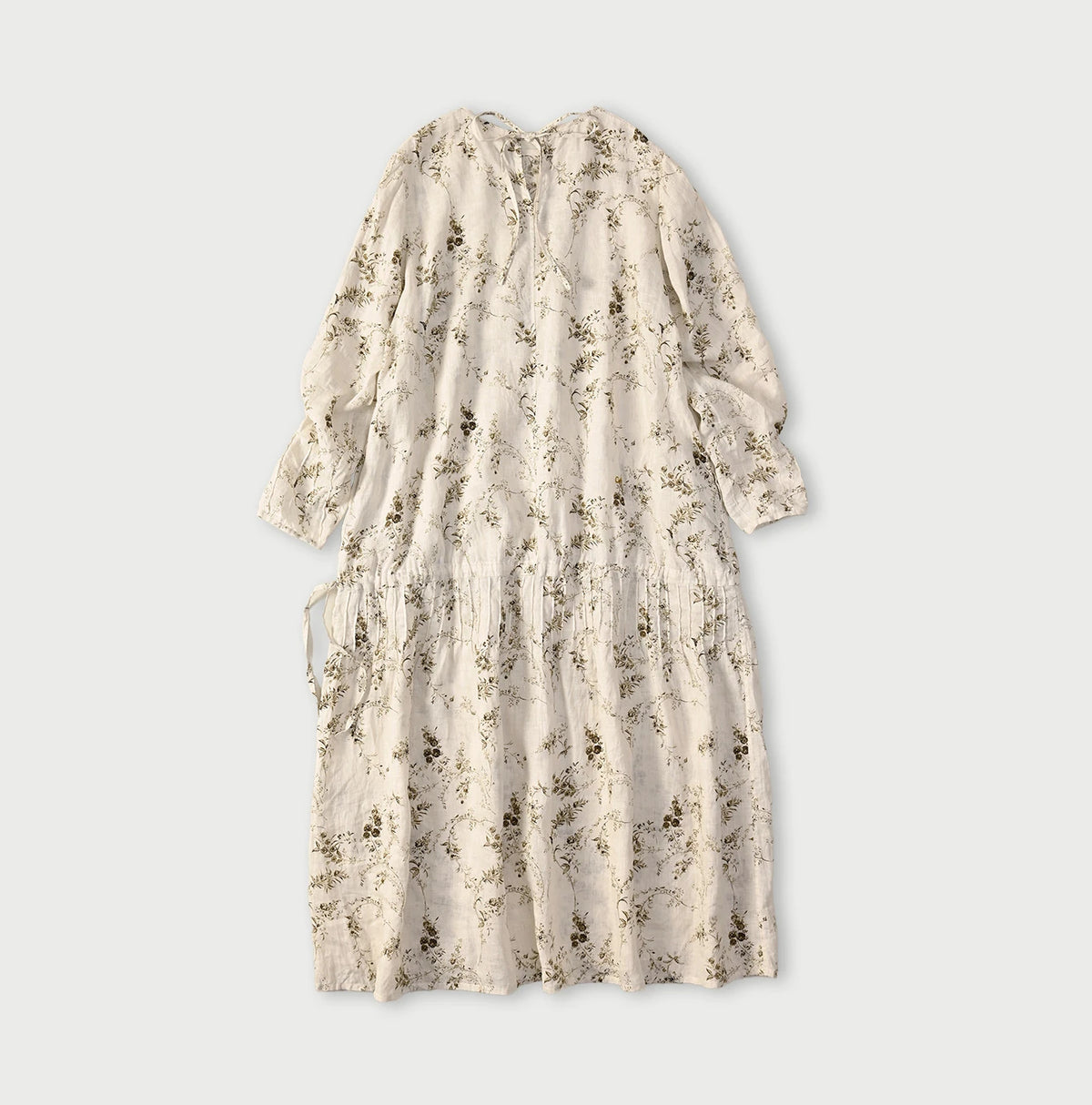 45R Linen Campanula Pintuck Dress