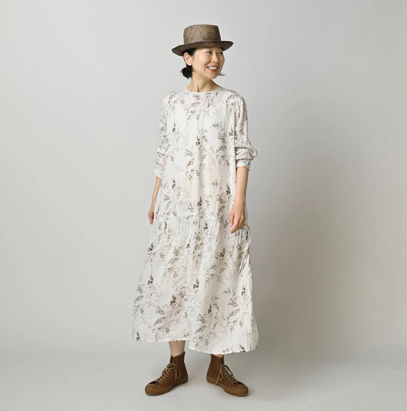45R Linen Campanula Pintuck Dress - Image 5