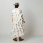 45R Linen Campanula Pintuck Dress