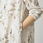 45R Linen Campanula Pintuck Dress