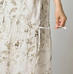 45R Linen Campanula Pintuck Dress
