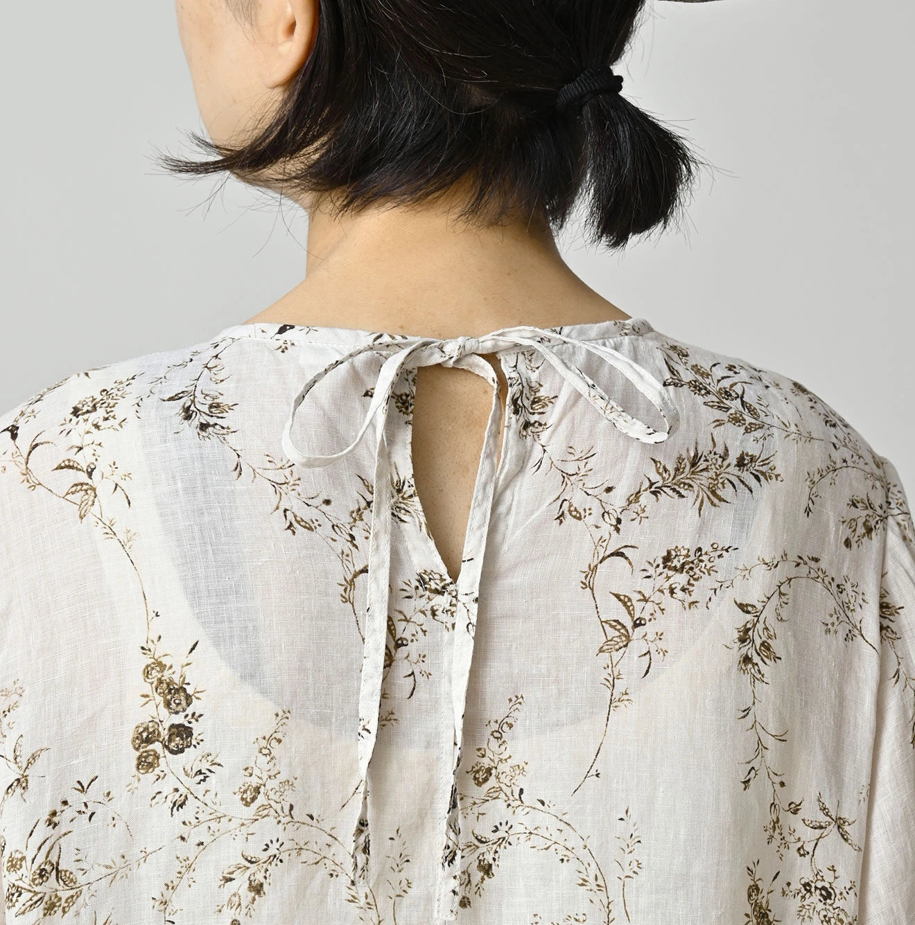 45R Linen Campanula Pintuck Dress - Image 14