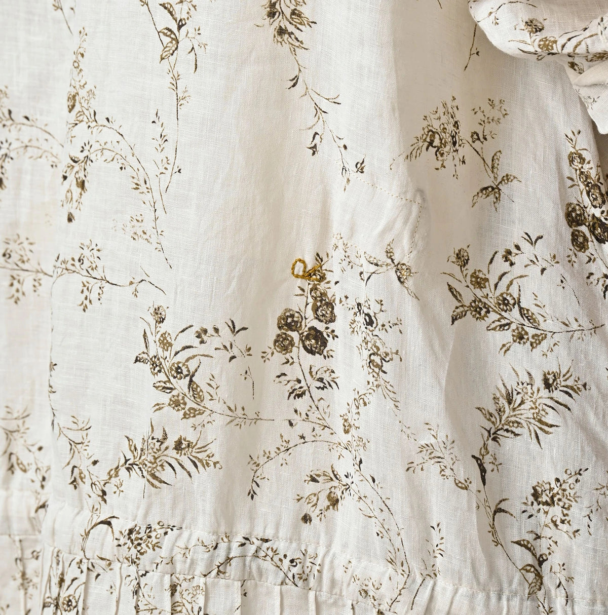 45R Linen Campanula Pintuck Dress