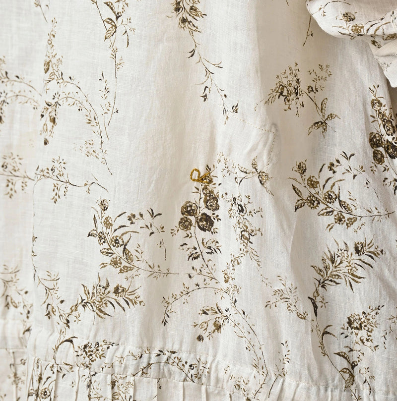 45R Linen Campanula Pintuck Dress - Image 15