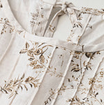 45R Linen Campanula Pintuck Dress