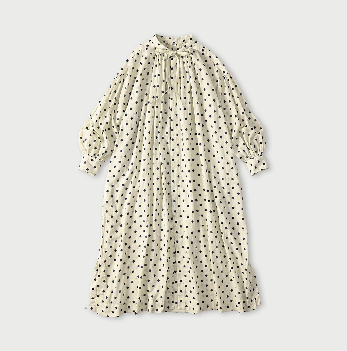 45R Gauze Polka Dot Wrap Skirt