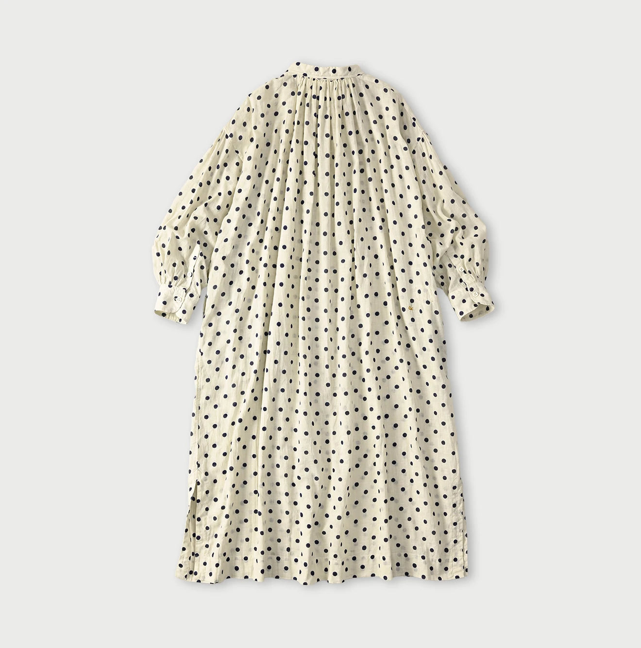 45R Gauze Polka Dot Wrap Skirt - Image 12