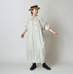 45R Gauze Polka Dot Wrap Skirt