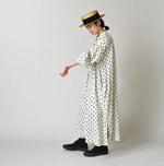 45R Gauze Polka Dot Wrap Skirt