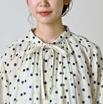 45R Gauze Polka Dot Wrap Skirt