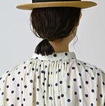 45R Gauze Polka Dot Wrap Skirt