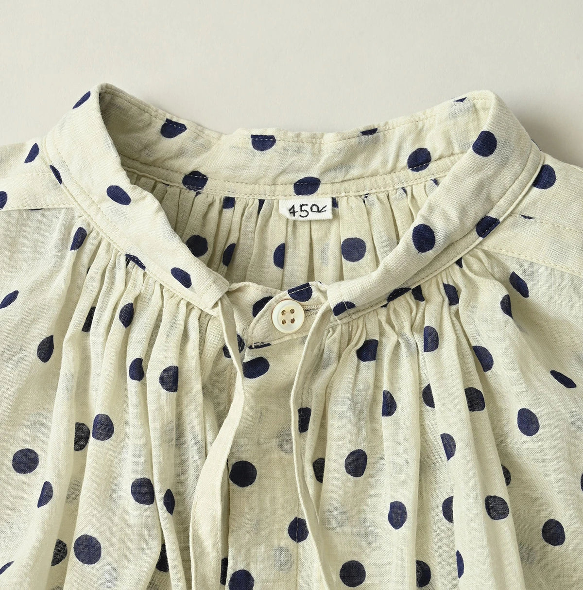 45R Gauze Polka Dot Wrap Skirt