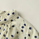 45R Gauze Polka Dot Wrap Skirt