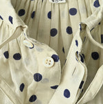 45R Gauze Polka Dot Wrap Skirt
