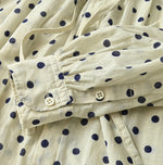 45R Gauze Polka Dot Wrap Skirt