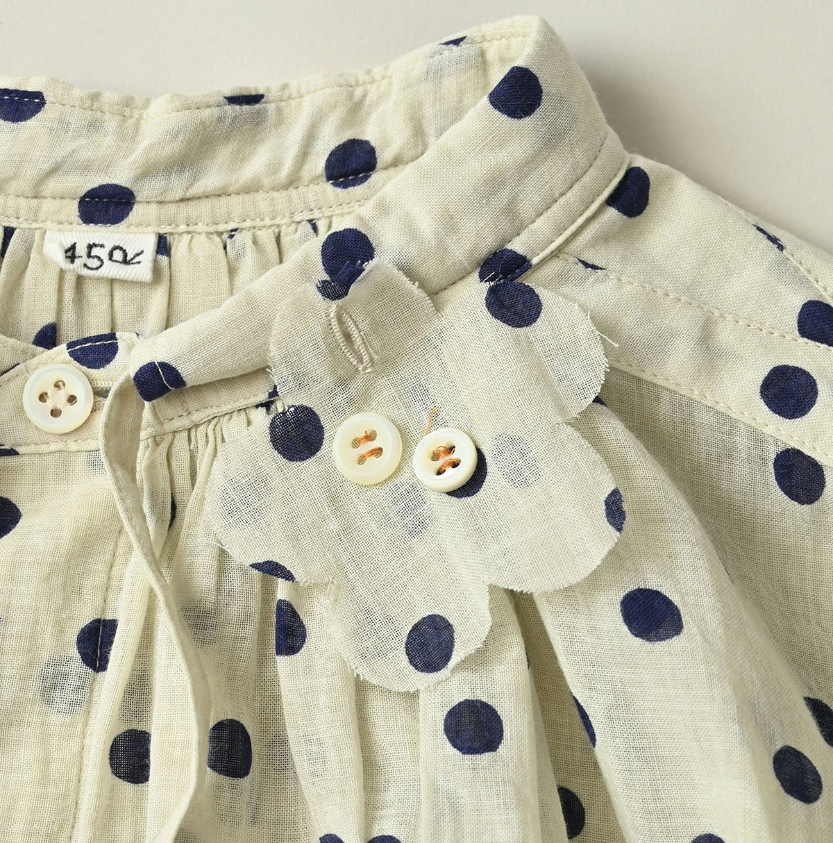 45R Gauze Polka Dot Wrap Skirt