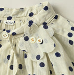 45R Gauze Polka Dot Wrap Skirt