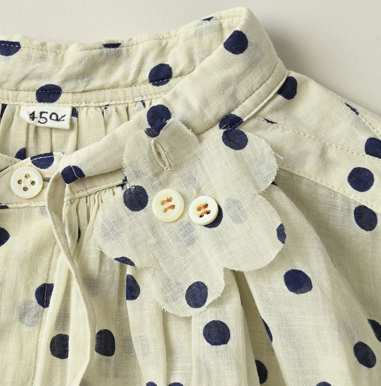 45R Gauze Polka Dot Wrap Skirt