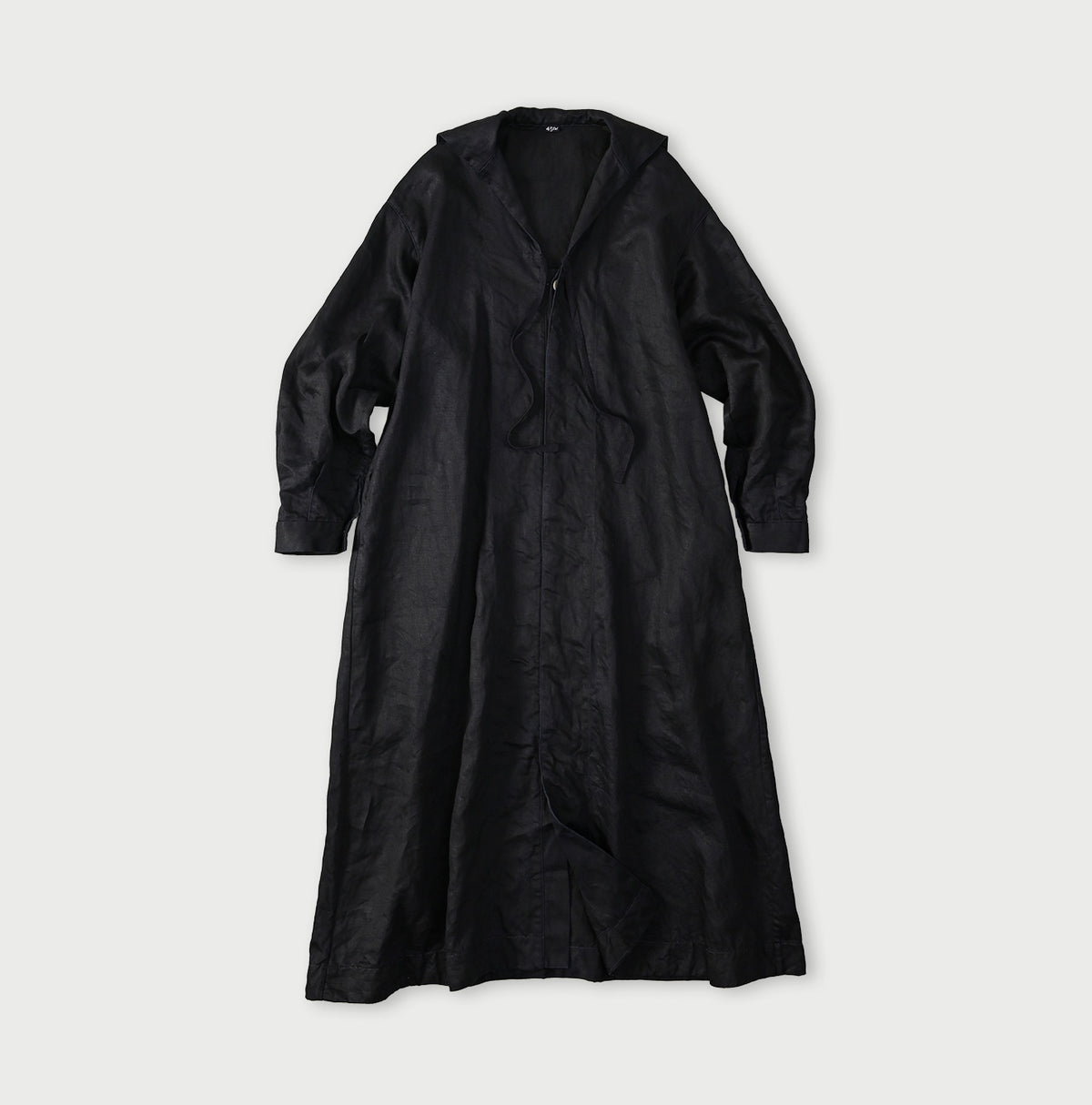 Indigo Linen Sateen Sailor Dress