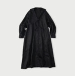 Indigo Linen Sateen Sailor Dress