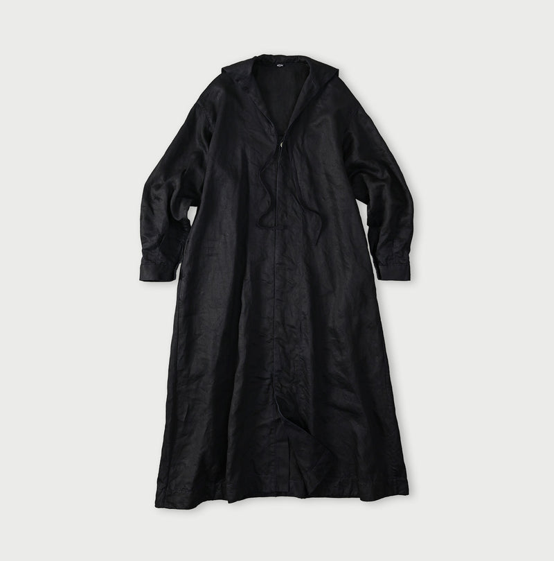 Indigo Linen Sateen Sailor Dress - Image 1