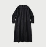 Indigo Linen Sateen Sailor Dress
