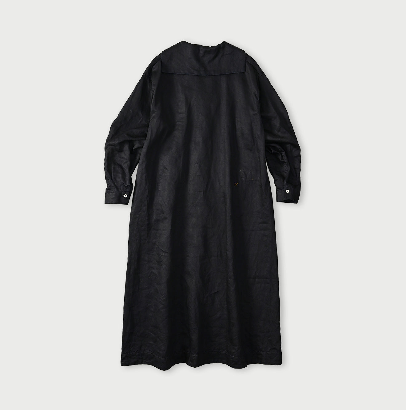 Indigo Linen Sateen Sailor Dress - Image 12