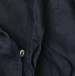 Indigo Linen Sateen Sailor Dress