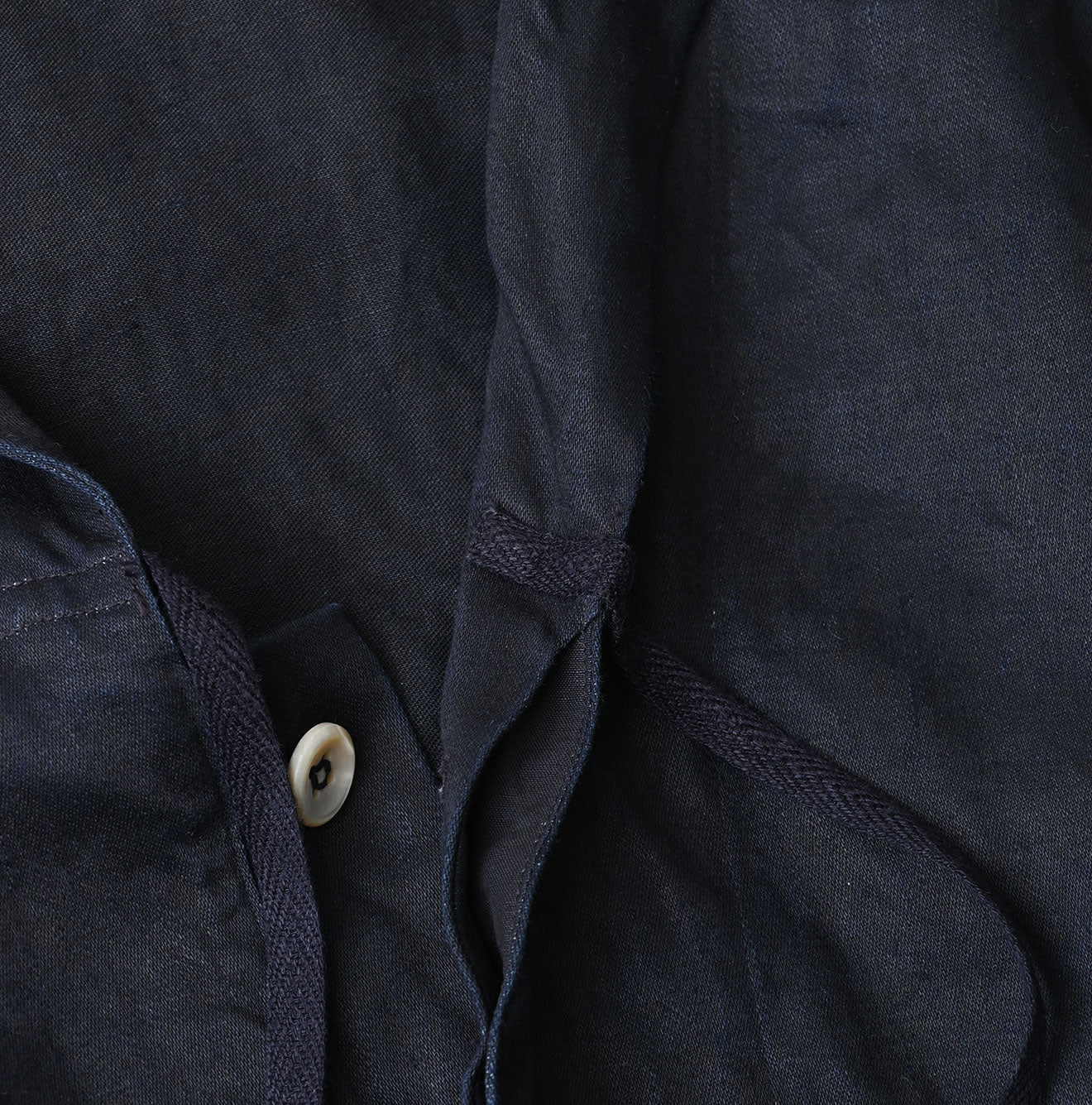 Indigo Linen Sateen Sailor Dress - Image 14