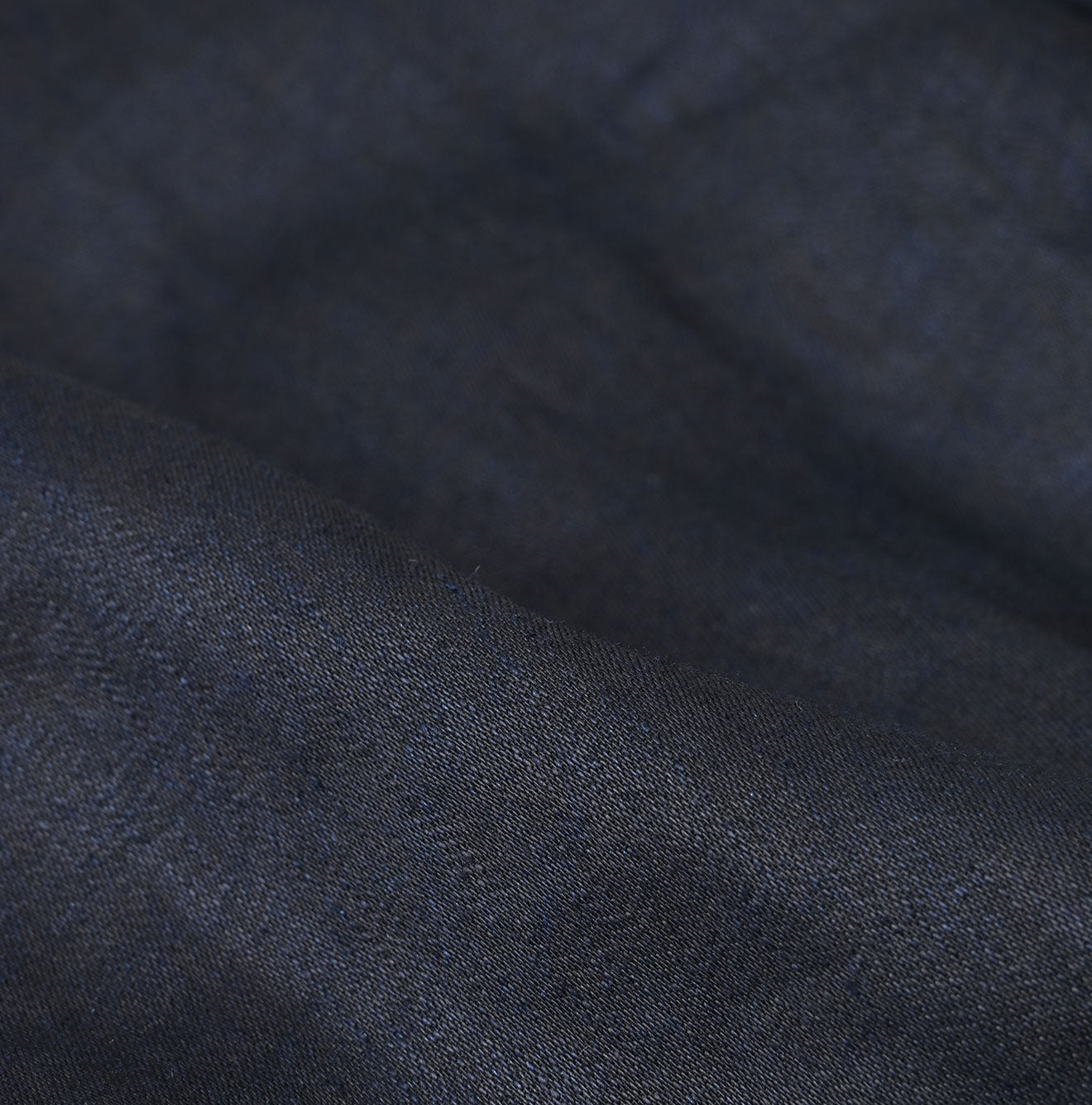 Indigo Linen Sateen Sailor Dress