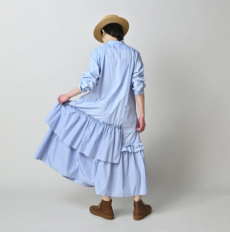 45R Broadcloth Mix Tiered Dress - Image 5