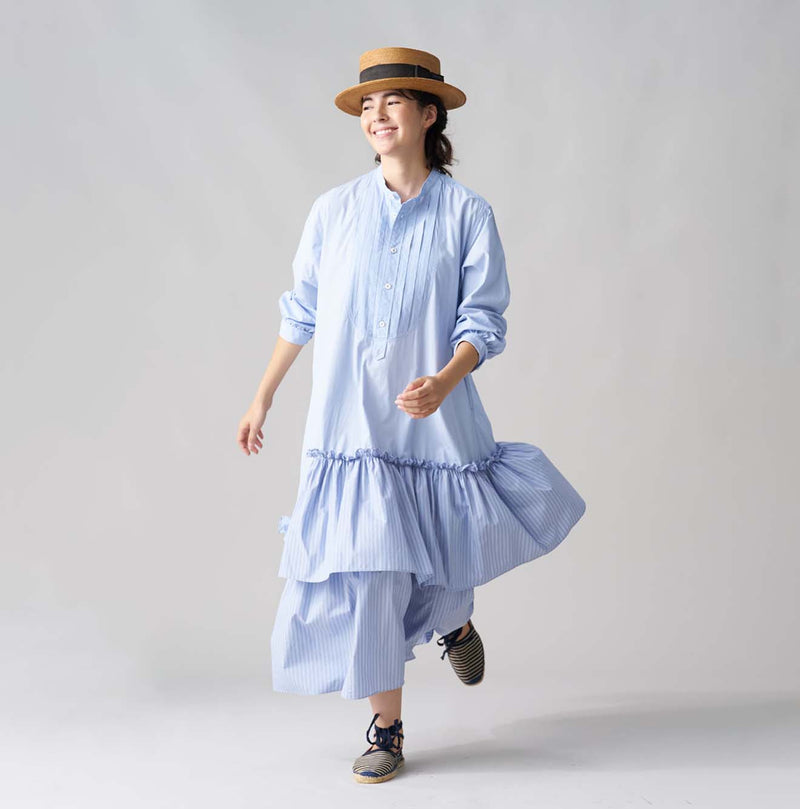 Broadcloth Mix Tiered Dress - Image 2