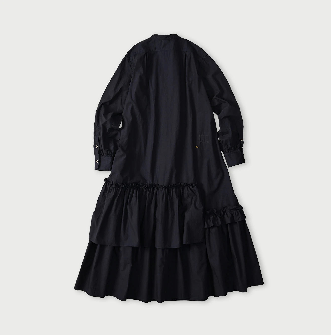 45R Indigo Batiste Tiered M-Dress - Image 12