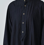 45R Indigo Batiste Tiered M-Dress