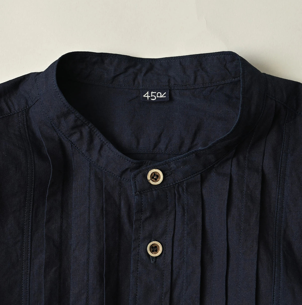 45R Indigo Batiste Tiered M-Dress