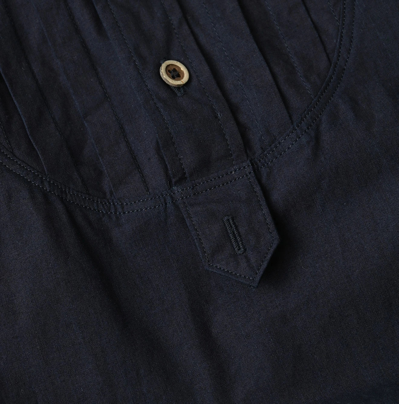 45R Indigo Batiste Tiered M-Dress - Image 16