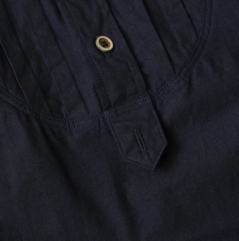 45R Indigo Batiste Tiered M-Dress - Image 16
